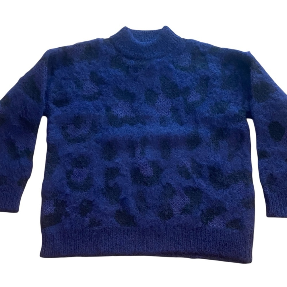 Kate Spade Women’s Alpaca Wool Leopard Print Sweater New Size Small